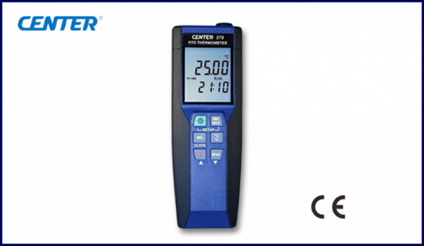 CENTER 375 Precision RTD Thermometer (0.01°C)