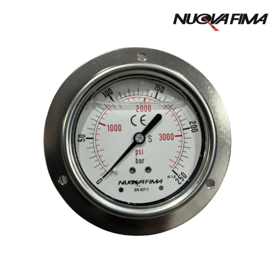 Pressure gauge หน้าปัด 2.5 นิ้ว เกลียวหลัง – siammetrologyandsupply